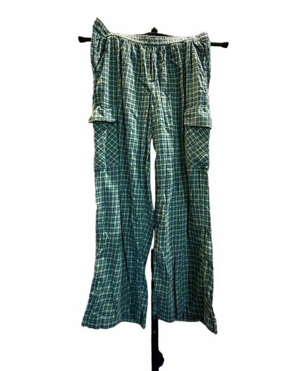 Aerie Flannel Cargo Skater Pajama Pant Size L Regular